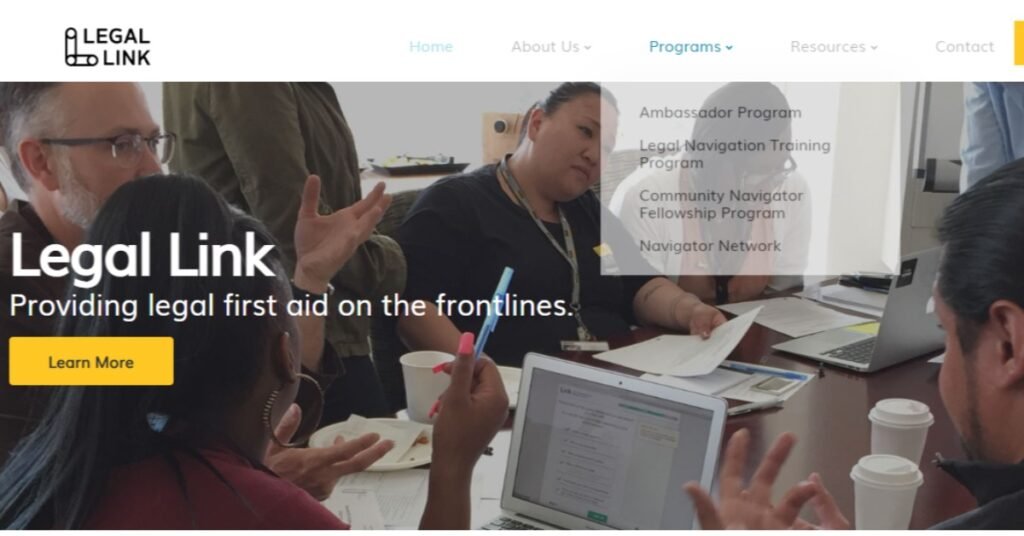 LegalLink Homepage pic