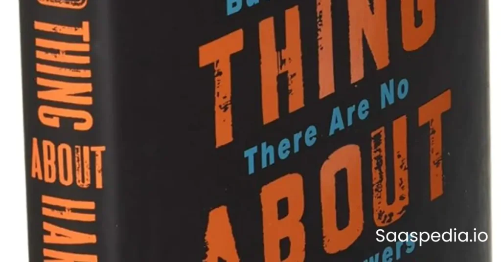 Book #4: The Hard Thing About Hard Things by Ben Horowitz