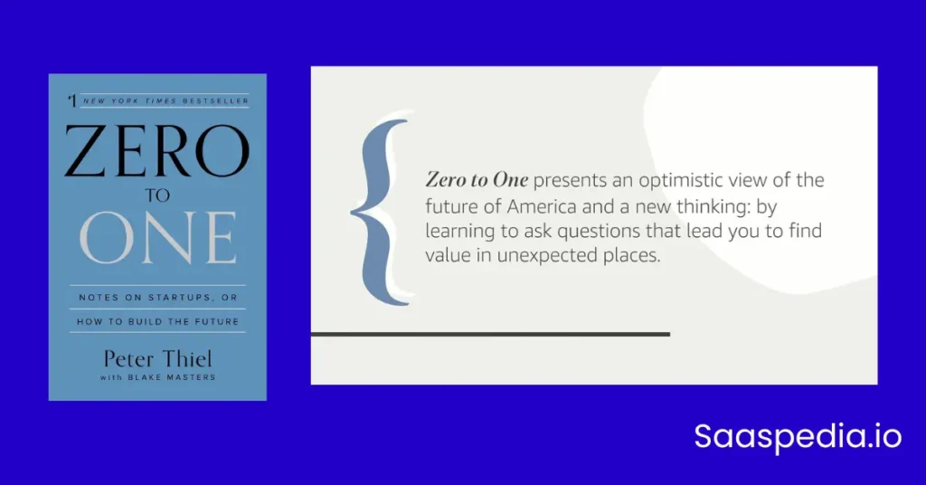 Book #5: Zero to One by Peter Thiel