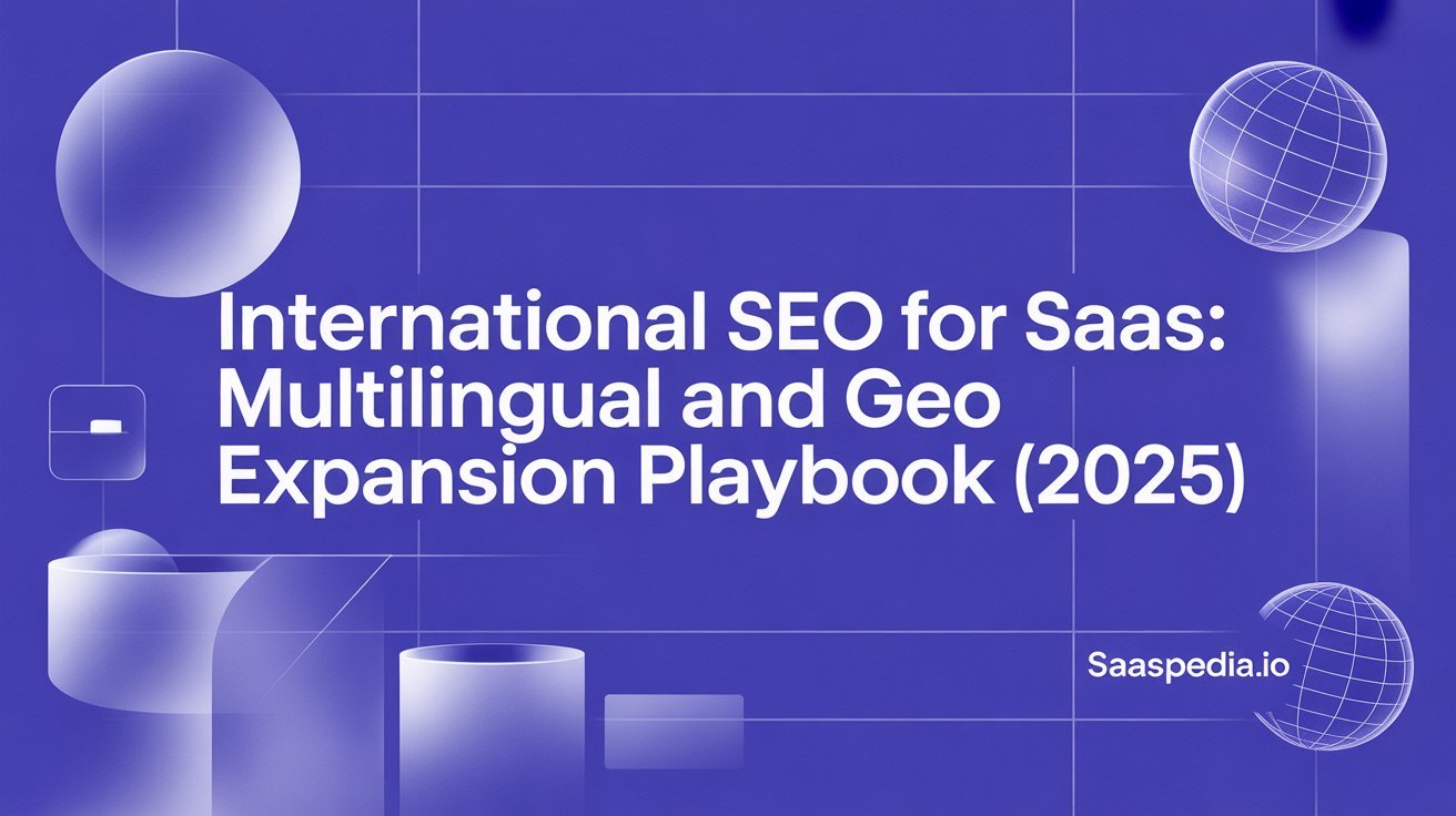 International SEO for SaaS: Multilingual and GEO Expansion Playbook (2025)