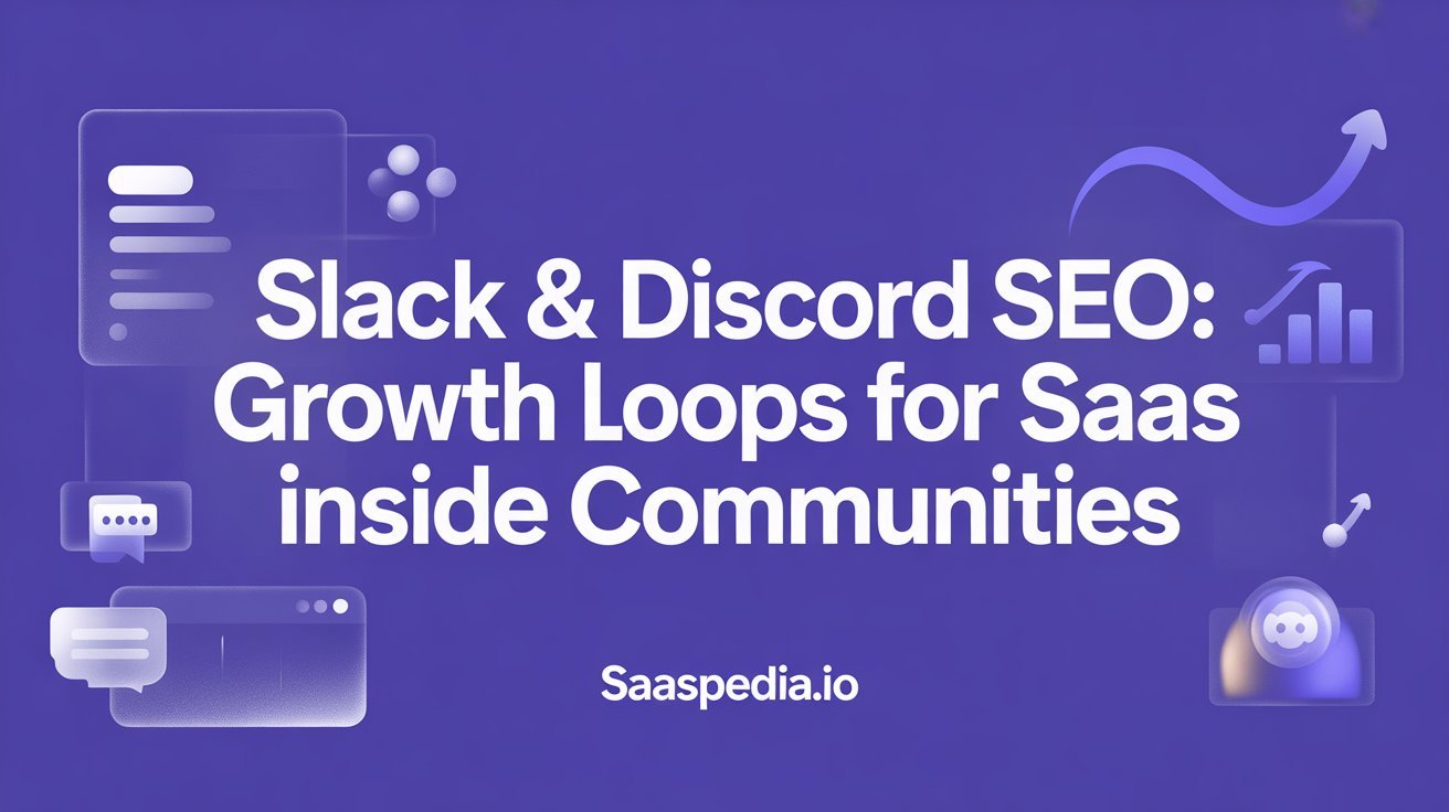 Slack & Discord SEO: Growth Loops for SaaS Inside Communities