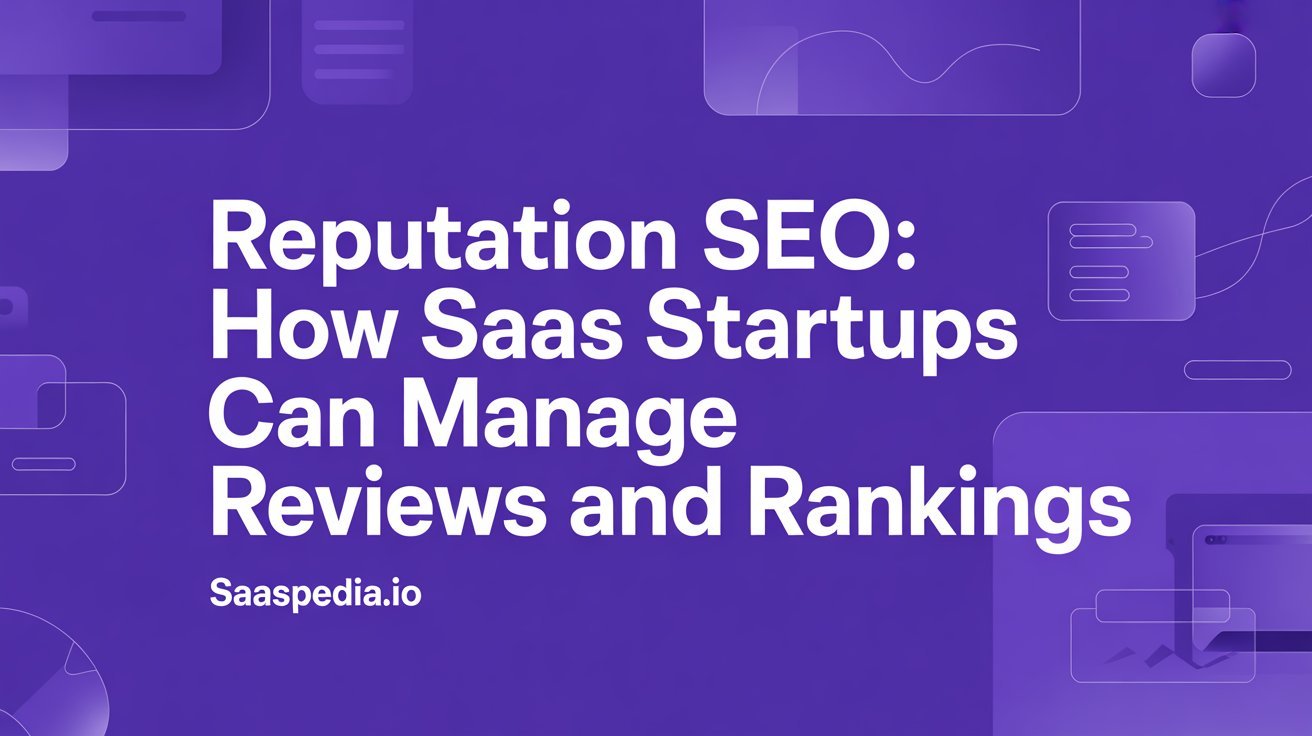 Reputation SEO: How SaaS Startups Can Manage Reviews and Rankings