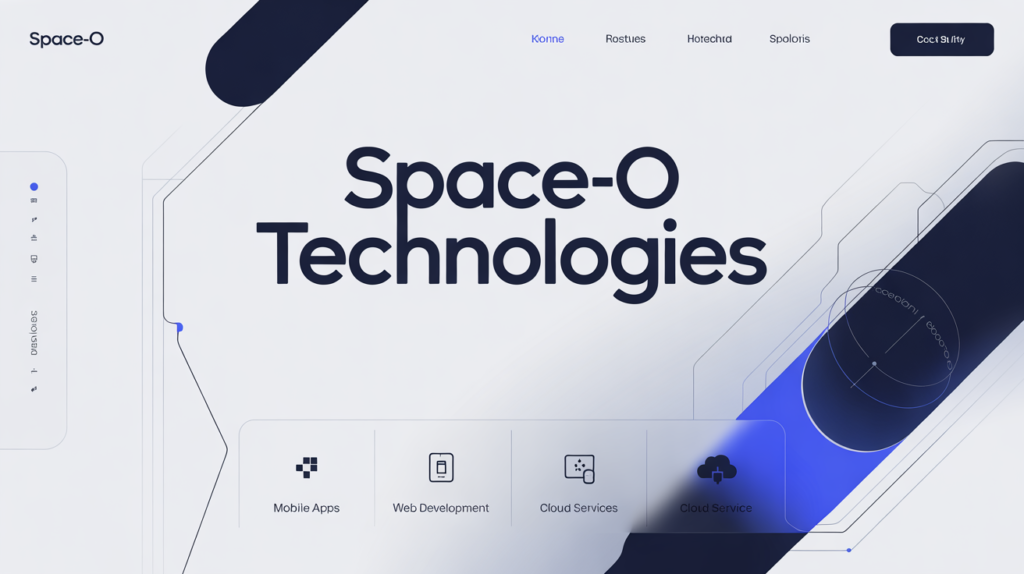 Space‑O Technologies please home page  imge 
